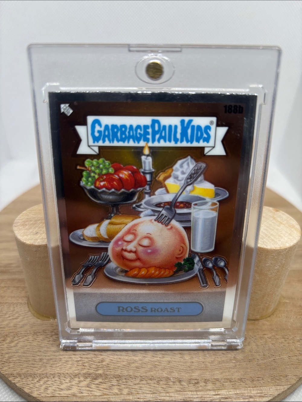 Garbage Pail Kids Ross Roast Trading Card - Brown